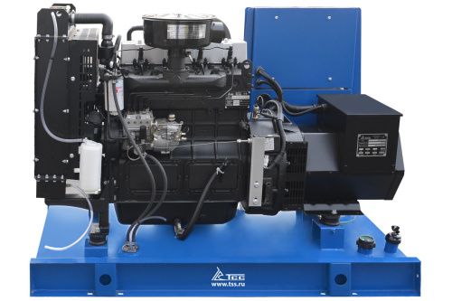 Дизельный генератор ТСС ЭД-24-Т400 в погодозащитном кожухе на прицепе